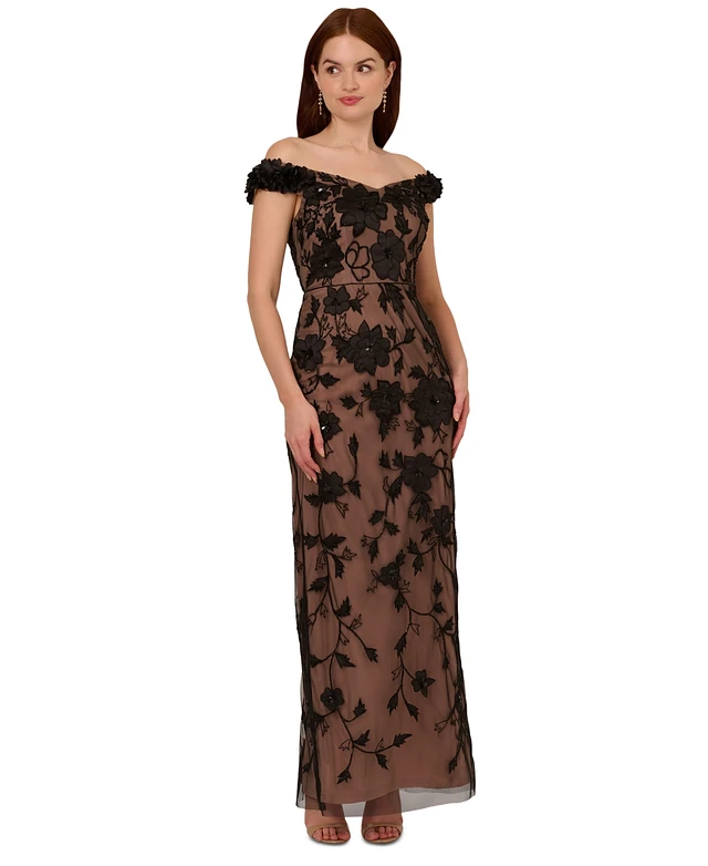 blush beaded wedding dress Gold & Blush Floral Embroidered Beaded A-Line Wedding Dress