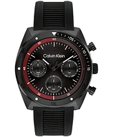 Calvin Klein Men's Flex Silicone Strap Watch 45mm