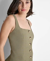 Dkny Women's Sleeveless Button-Front Vest