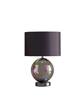 Streamdale Furniture 18.75-Inch Artie Orb Iridescent Chrome Table Lamp