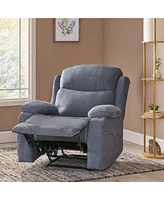 Streamdale Furniture Contemporary Massage Recliner With Heat And Remote Control