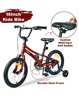 Streamdale Furniture 16-Inch Kids' Bike with Training Wheels, Adjustable Seat and Handlebars