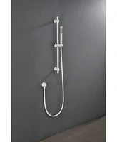 Showers Slide Bar Grab Rail w/ Handheld Shower Head & 69" Hose
