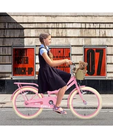 Streamdale Furniture 20" Girls Bike with Basket for 7-10 Year Olds