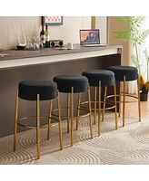 Streamdale Furniture Set of 2 Contemporary 30" High Bar Stools