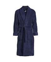Lands' End Big & Tall Calf Length Turkish Terry Robe