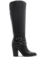 Aldo Women's Thelidan Buckle Pointed Toe Knee High Boots