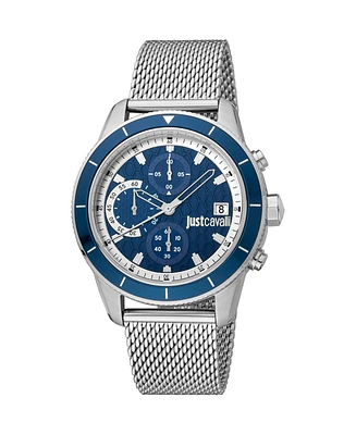 Just Cavalli Men's Maglia Blue Dial Watch - JC1G215M0055