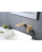 Streamdale Furniture Wall Mount Waterfall Bathtub Faucet