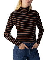 Sanctuary Women's Essential Striped Turtleneck