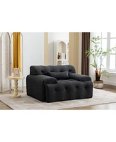 Streamdale Furniture Large Size 1 Seater Sofa, Pure Foam Comfy Sofa Couch, Modern Lounge Sofa For Living Room, Apartment