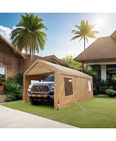 Streamdale Furniture 10x20FT Heavy Duty Outdoor Car Canopy Carport Portable Garage