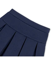 Hope & Henry Toddler Girls Ponte Drop Waist Pleated Uniform Skort