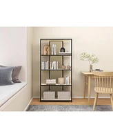 Simplie Fun 5 Layer Rack, Suitable For Bedroom, Living Room, Study, Dining Room And Entrance