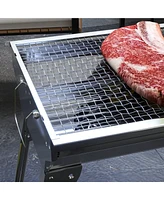 Streamdale Furniture Portable Folding Charcoal Grill with Vent Control