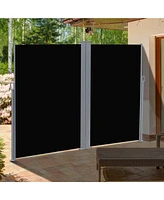 Streamdale Furniture Double-Sided Retractable Patio Screen Awning for Privacy and Elegance