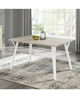 Alwynn 5-Piece Dining Set Stylish Table & Windsor Chairs