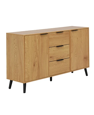 Simplie Fun Multipurpose Spacious Sideboard Storage Cabinet, Sturdy and Durable