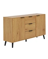 Simplie Fun Multipurpose Spacious Sideboard Storage Cabinet, Sturdy and Durable