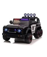 Simplie Fun 24V Kids Police Car: Remote Control, Safety Features, Realistic Design