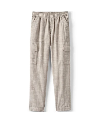 Lands' End Girls Woven Pull On Utility Cargo Pants