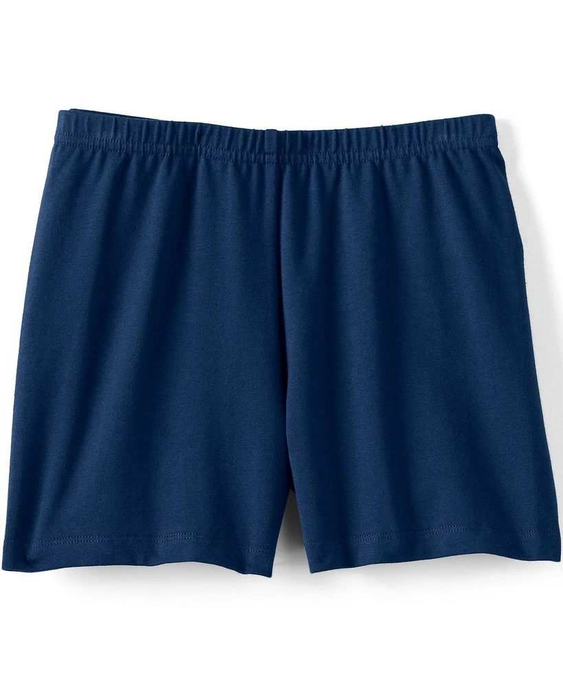 Lands' End Big Girls Plus Tough Cotton Cartwheel Shorts