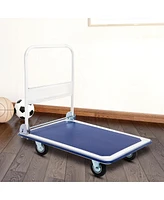 Skonyon 660 Pounds Folding Platform Cart Dolly Hand Truck