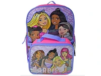 Barbie 16" Backpack with Lunch Bag