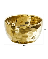 Slickblue Luxurious Gold Designer Bowl for Elegant Home Decor