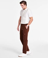 Club Room Men's Regular-Fit Stretch Cargo Pants, Created for Macy's