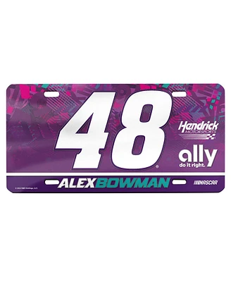 Wincraft Alex Bowman Acrylic License Plate