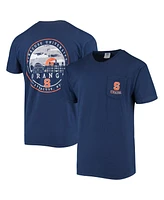 Image One Men's Navy Syracuse Orange Circle Campus Scene T-Shirt