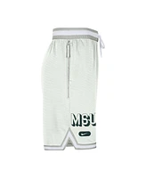 Nike Men's White Michigan State Spartans Dna 3.0 Performance Shorts