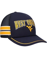 '47 Brand Men's Navy West Virginia Mountaineers Sideband Trucker Adjustable Hat