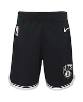 Nike Toddler Black Brooklyn Nets Icon Replica Shorts