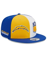 New Era Men's Gold/Royal Los Angeles Chargers 2023 Sideline 9FIFTY Snapback Hat