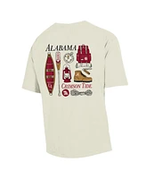 Comfortwash Men's Cream Alabama Crimson Tide Camping Trip T-Shirt