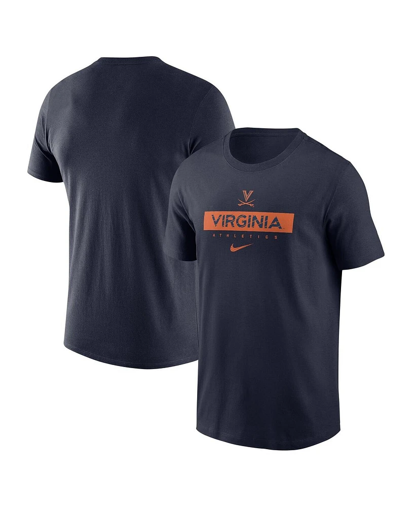 Nike Men's Navy Virginia Cavaliers 2024 Sideline Performance T-Shirt