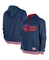 5th & Ocean Men's Navy Usmnt Throwback Fleece Pullover Hoodie