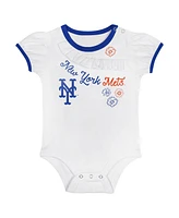 Outerstuff Baby Boys and Girls New York Mets Sweet Bodysuit Skirt Set