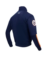 Pro Standard Men's Navy Detroit Tigers Fast Lane Full-Zip Track Jacket