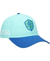 New Era Men's Aqua Seattle Sounders Fc 2024 Jersey Hook 9TWENTY Adjustable Hat