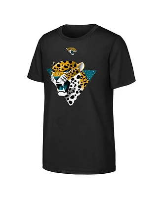 Outerstuff Big Boys and Girls Black Jacksonville Jaguars Draft Illustration T-Shirt