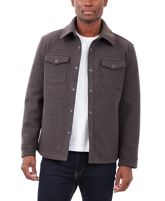 Lucky Brand Men's Quilted Wool Shirt Jacket