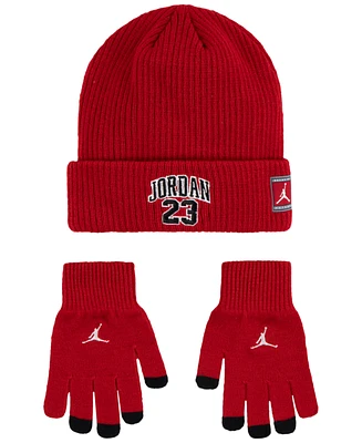 Jordan Big Kids 23 Jersey Beanie Set