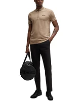 Boss by Hugo Men's Mirror-Effect Logo Polo