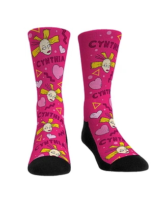 Rock 'Em Men's and Women's Socks Rugrats Cynthia Doll Crew