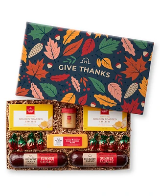 Hickory Farms Fall Savory Farmhouse Gift Box, 14 Piece