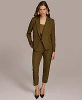 Donna Karan New York Women's Textured One Button Blazer