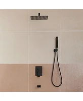 Boyel Living Wall Mount Single-Handle 1-Spray Tub and Shower Faucet with Handheld Shower